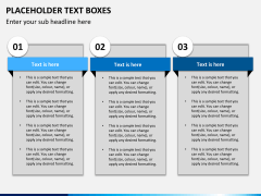 Placeholder text PPT slide 1