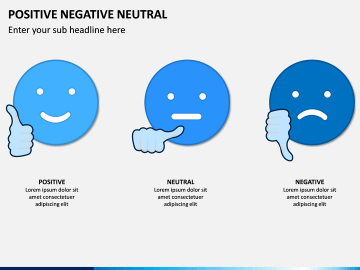Positive Negative Neutral.