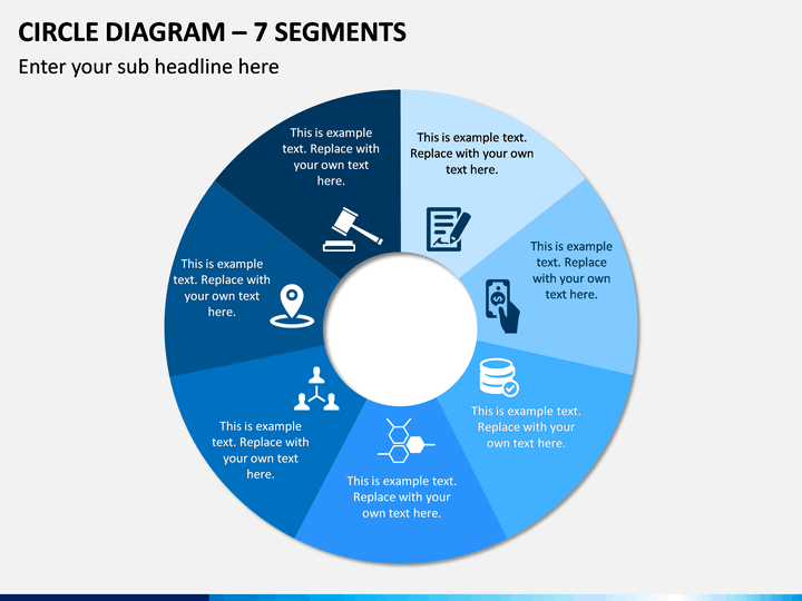 Circle Diagram – 7 Segments PPT Slide 1