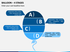 Balloon – 4 Stages PPT Slide 1
