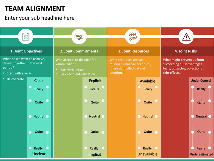 Team Alignment PowerPoint Template | SketchBubble