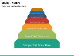 Stairs – 7 Steps PPT Slide 2
