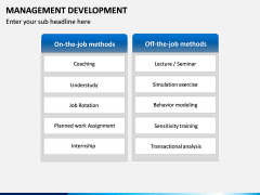 Management Development PPT slide 12