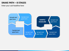 Snake Path – 8 Stages PPT Cover Slide 1