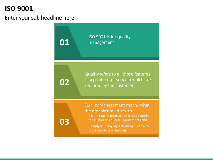 ISO 9001 PowerPoint Template | SketchBubble