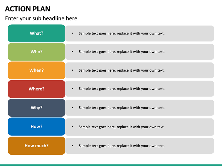 Action Plan PowerPoint Template SketchBubble