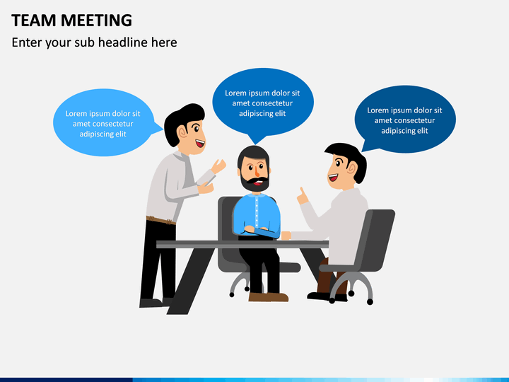 Team Meeting PowerPoint Template