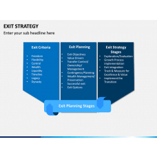 Business Exit Strategy PowerPoint Template and Google Slides Theme