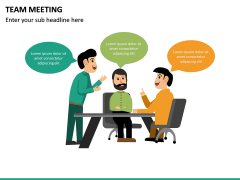 Team Meeting PowerPoint Template | SketchBubble