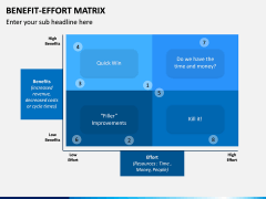 Benefit Effort Matrix PPT Slide 5