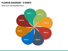 Flower Diagram – 8 Parts PPT Slide 2