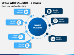 Circle With Call Outs – 7 Stages PPT Slide 1