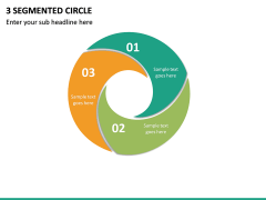 3 Segmented Circle PPT slide 2