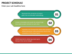 Project Schedule PowerPoint Template | SketchBubble