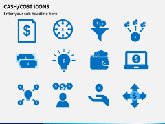 Cash Cost Icons PPT Slide 7