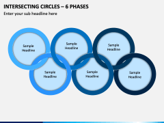 Intersecting Circles – 6 Phases PPT Slide 1