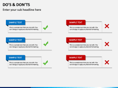 Do's and Don’ts PPT slide 7