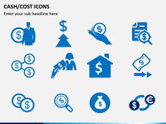 Cash Cost Icons PPT Slide 6