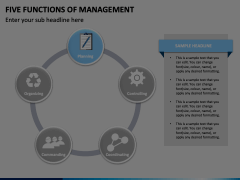 Five Functions of Management Animated Presentation - SketchBubble