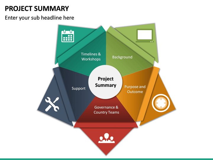 Project Summary PowerPoint Template SketchBubble