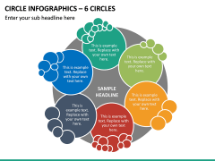 Circle Infographics – 6 Circles PPT Slide 2