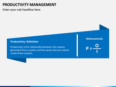Productivity Management PPT Slide 1