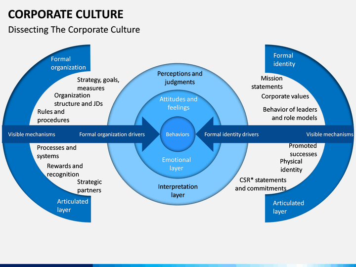 Organizational Culture Diagram Ppt Slide
