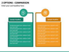 2 Options - Comparison PPT slide 2