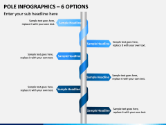 Pole Infographics – 6 Options PPT slide 1