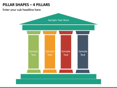 Pillar Shapes – 4 Pillars PPT slide 2