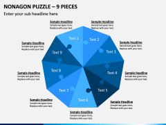 Nonagon Puzzle – 9 Pieces PPT Slide 1