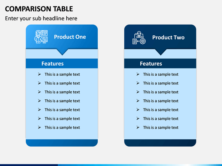 Compare tables