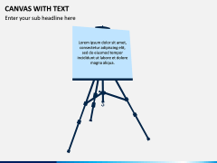 Canvas with Text PPT Slide 4