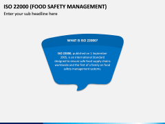 ISO 22000 PPT Slide 1