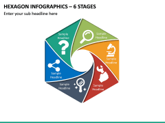 Hexagon Infographics – 6 Stages PPT Slide 2