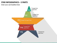 Star Infographics – 5 Parts PPT Slide 2