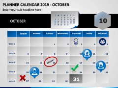 Planner Calendar 2019 PPT Slide 10