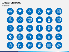 Education Icons PPT Slide 2