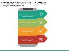 Smartphone Infographics – 4 Options PPT slide 2