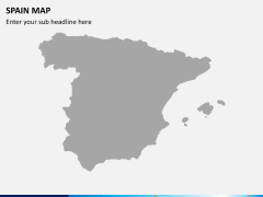 Spain map PPT slide 7
