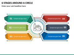 6 Stages Around A Circle PPT slide 2