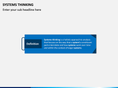 Systems Thinking PPT Slide 1