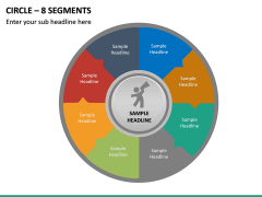 Circle – 8 Segments PPT Slide 2