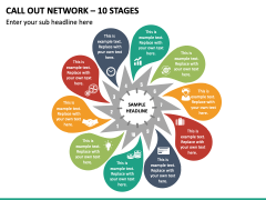 Call Out Network – 10 Stages PPT Slide 2