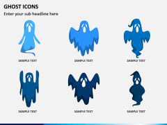 Ghost Icons PPT Slide 9