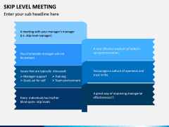 Skip Level Meeting PPT Slide 12