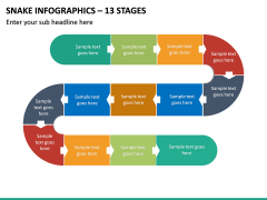 Snake Infographics – 13 Stages PPT slide 2
