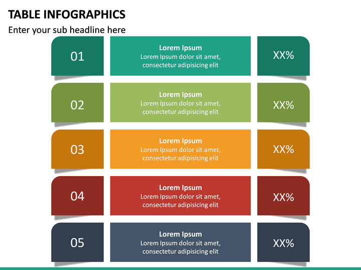 Table Infographics PowerPoint Template | SketchBubble