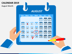 Calendar 2019 - Type 1 PPT Slide 8