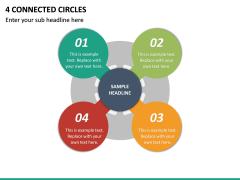 4 Connected Circles PPT Slide 2